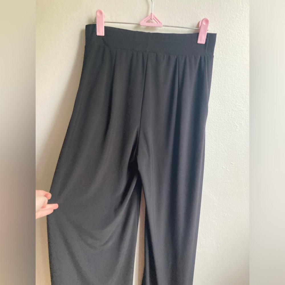 Black Palazzo Pants, Small - Picture 6 of 11